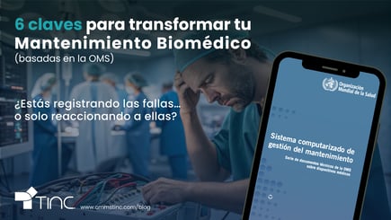 Registro de fallas de activos hospitalarios en un sistema CMMS